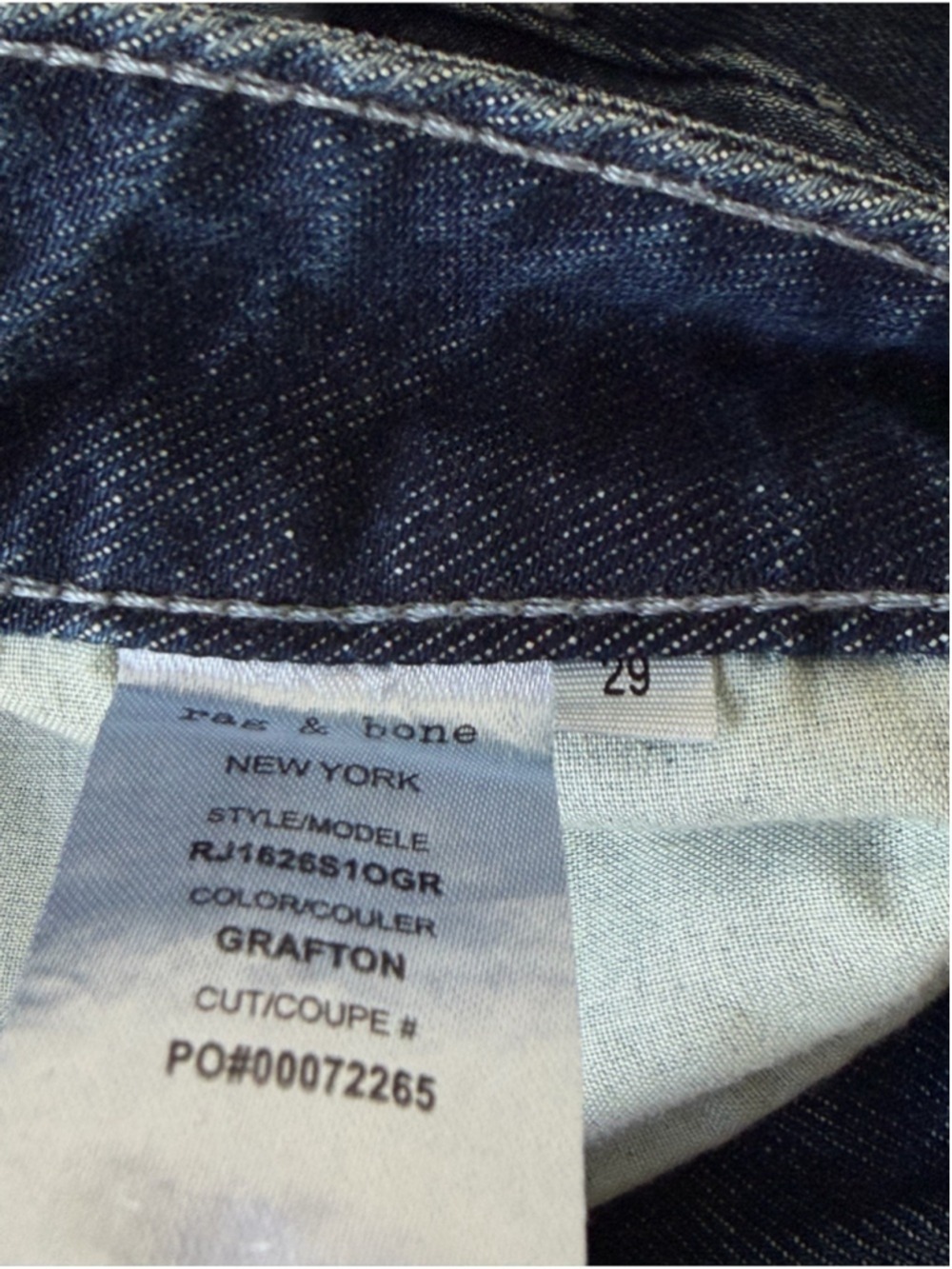 Rag & Bone Chase High Waist Barrel Leg Jeans Size 29 - Picture 7 of 11